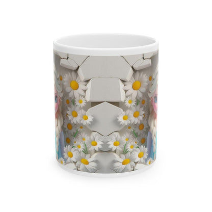 Elsa princess 3d style mug - perfect christmas stocking filler for coffee and tea lovers - drinkware, cup tumblers ceramic reuse bottles bev