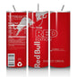 Red bull red edition tumbler 20oz - perfect for on-the-go hydration - vacuum flask - cup drinkware mug bottles water bottles bottled portabl