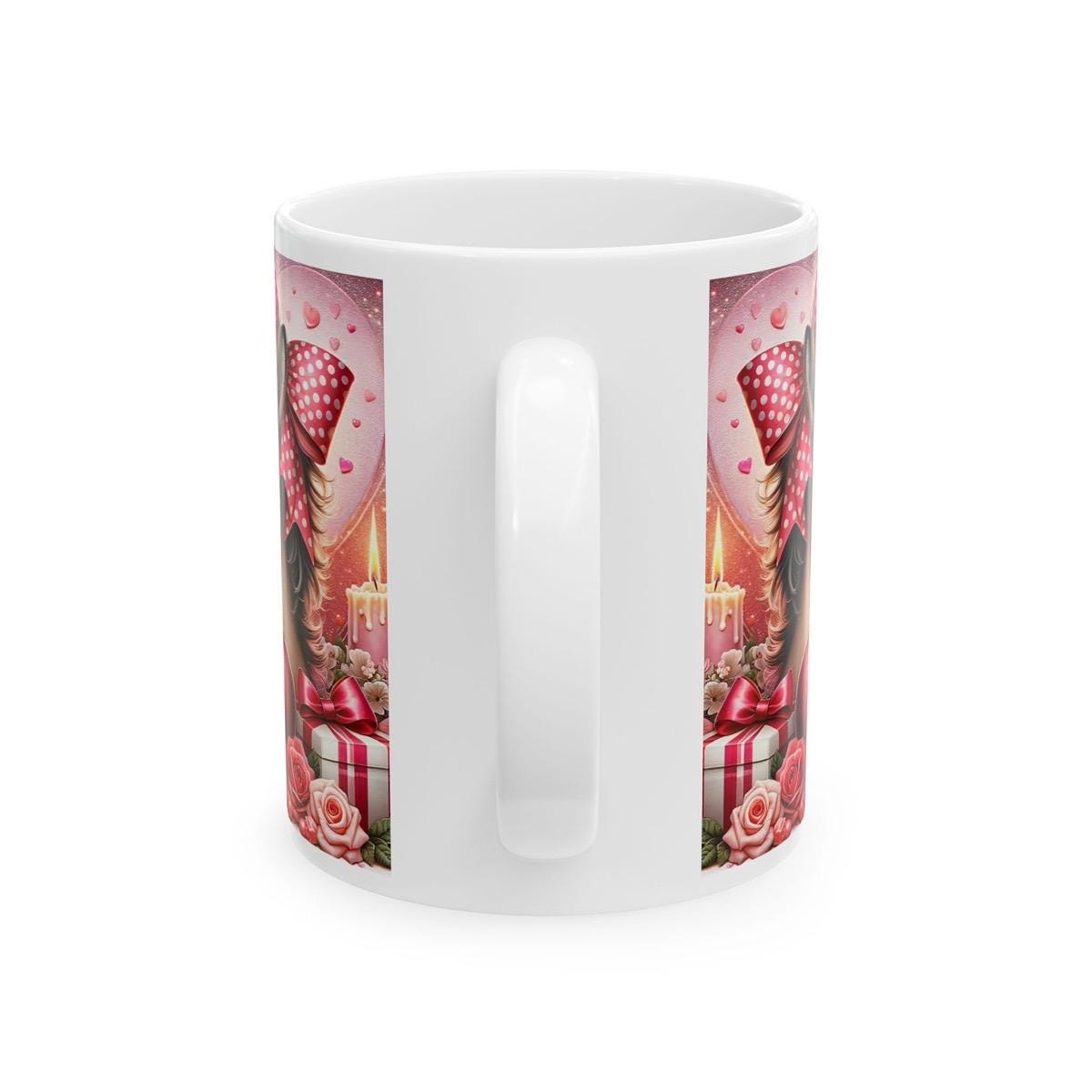 Valentines horse pony heart mug - perfect gift for boyfriend, girlfriend, or wife - drink, drinkware cup tumblers xmas christmas washable re