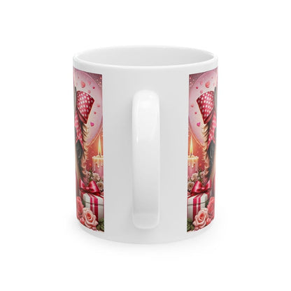 Valentines horse pony heart mug - perfect gift for boyfriend, girlfriend, or wife - drink, drinkware cup tumblers xmas christmas washable re