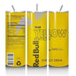 Red bull yellow edition tumbler 20oz - style perfect for on-the-go hydration - vacuum flask - cup drinkware mug bottles water bottles bottle
