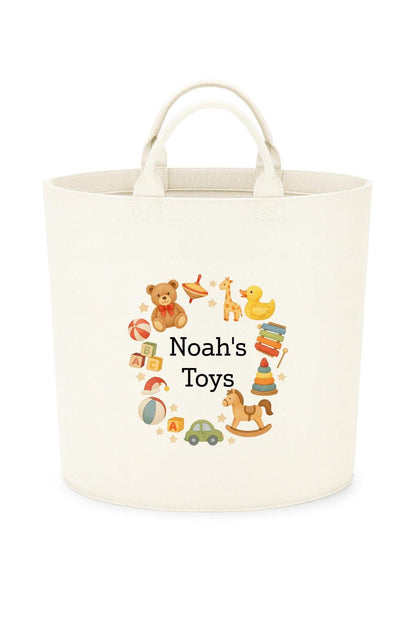 Personalised Toy storage Felt Trug basket, perfect gifts boys kids gift fun animals storage basket trugs toy storage