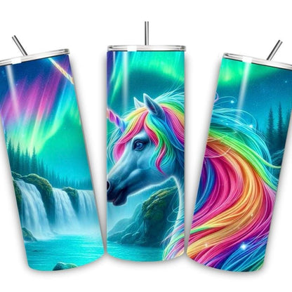 Unicorn tumbler 20oz - perfect for on-the-go hydration - vacuum flask - cup drinkware mug bottles water bottles bottled portable gifts insul