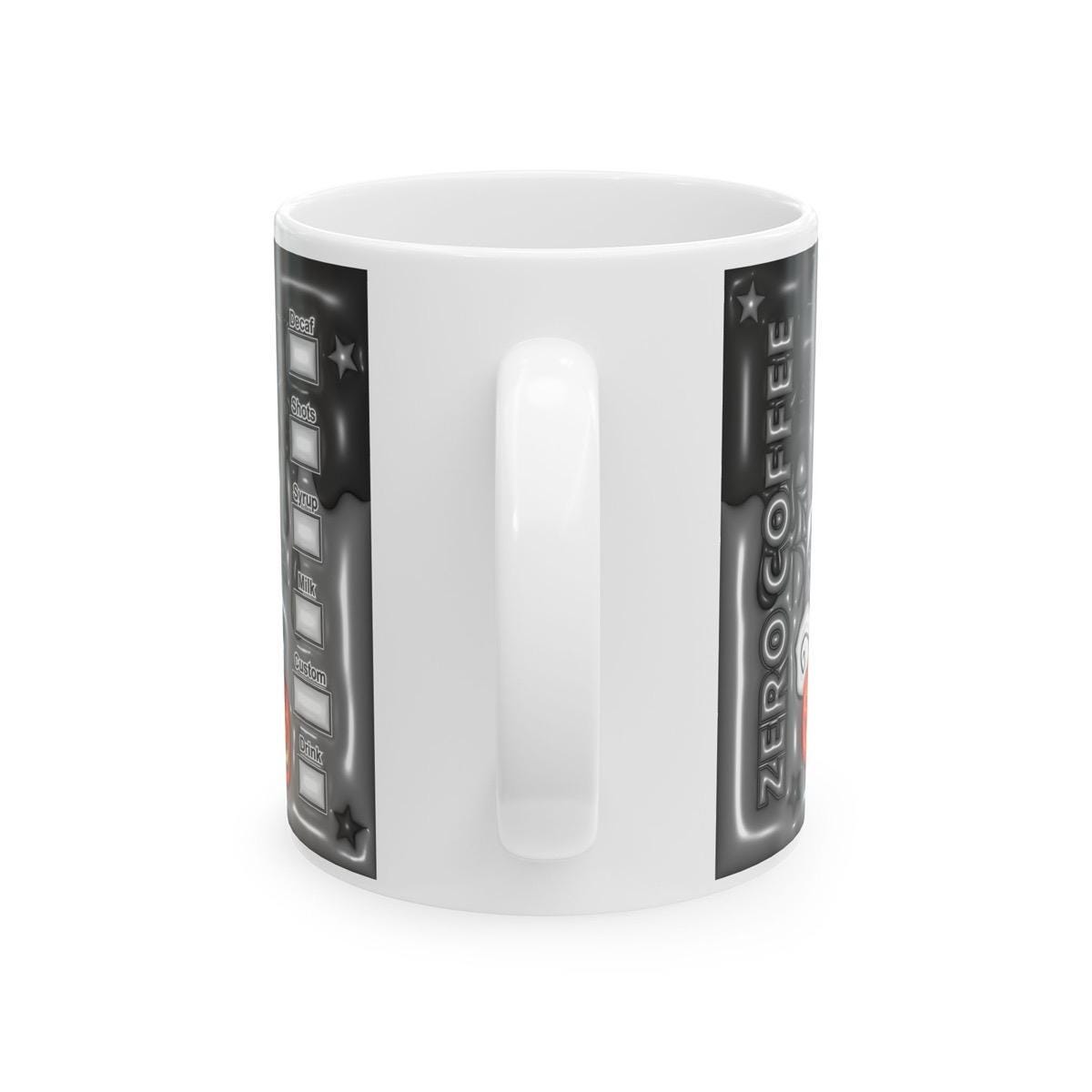 Zero nightmare before christmas spooky mug - perfect for coffee and tea - cup, drinkware reusable tumblers reuse bottles ceramic washable cu