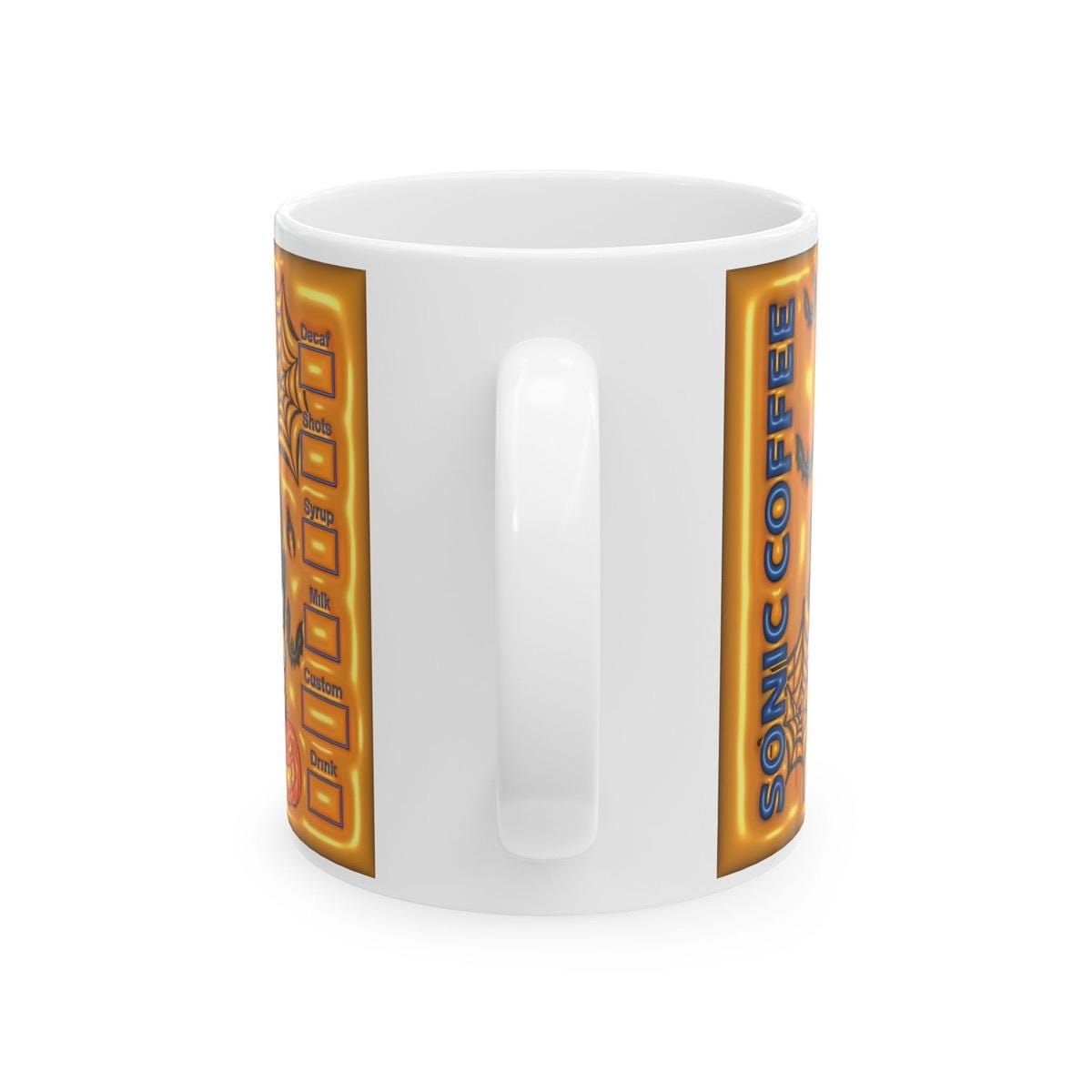 Sonic style mug gifts - perfect for coffee and tea - drinkware, cup tumblers ceramic reuse reusable washable cute gifts mugs