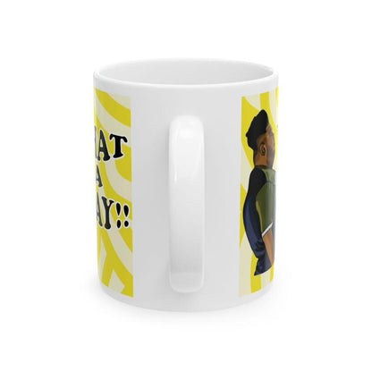 What a day mug harvey price mug - funny gift for coffee lovers - drinkware, tumblers funny mugs funny gifts 11oz washable reusable ceramic r