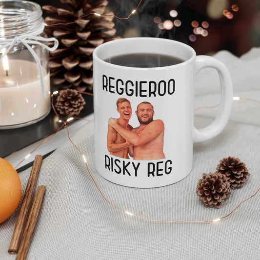Mashtag reg mug - perfect for your morning drinks - drinkware coffee cup tea reuse reusable washable ceramic tumbler xmas mugs mean festive
