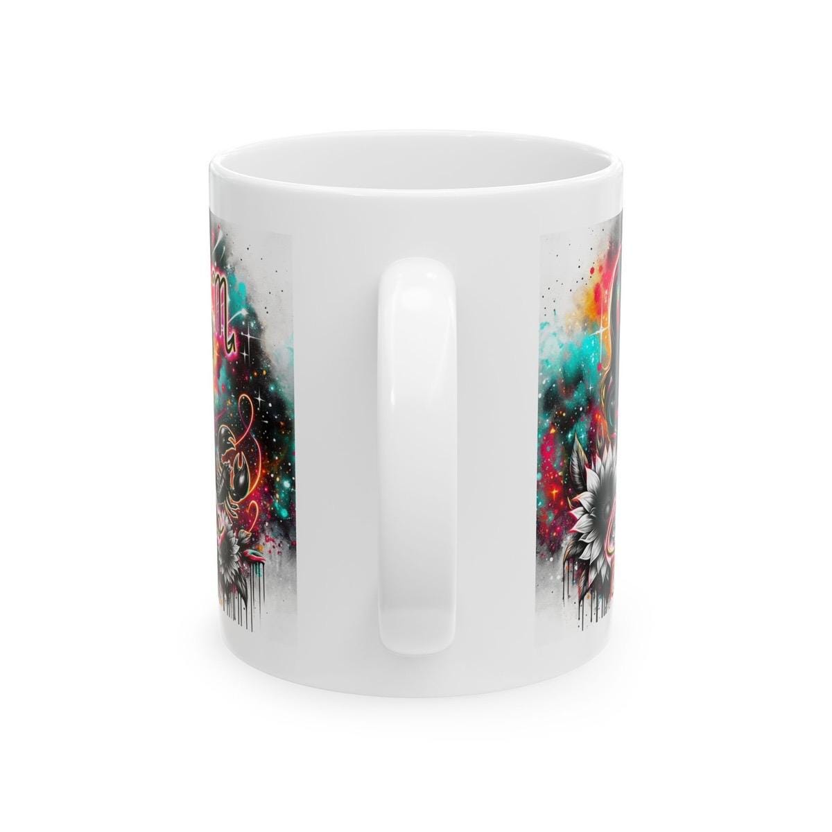 Scorpio star sign astrology mug - perfect gift for coffee and tea lovers - drinkware, glass tumbler cup washable reusable ceramic reuse funn