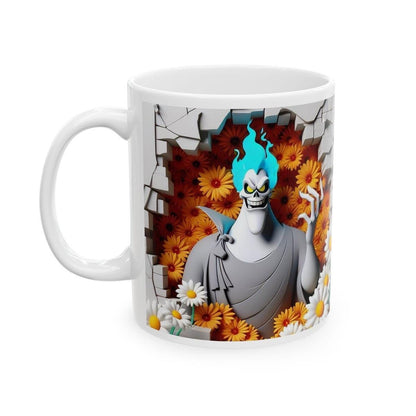 Hades style hercules 3d mug - perfect christmas secret santa gift for drinking drinkware tumblers cup reusable reuse washable ceramic coffee