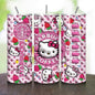 Hello kitty style 20oz tumbler - perfect for any occasion drinkware flasks mug bottles water bottles bottled stylish beverage portable flask
