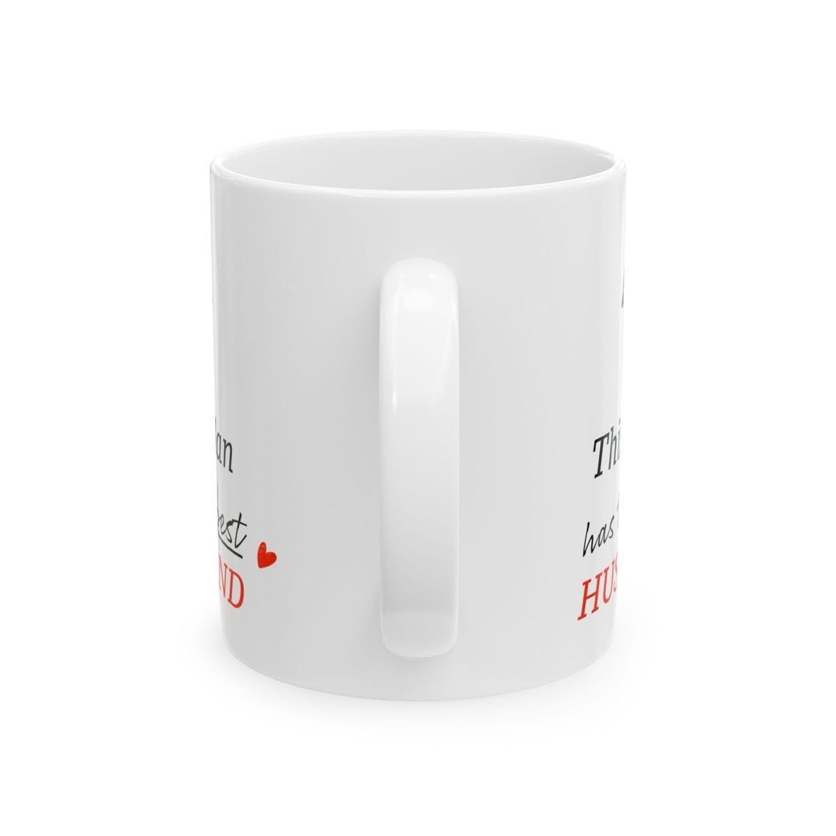 Funny cute mug - perfect valentine's day gift for a great husband - drinkware - tumblers cup washable reusable ceramic reuse coffee heart va