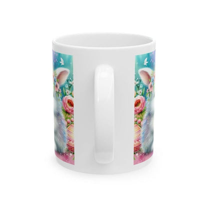 Easter bunny mug - cute gift - perfect for hot drinks - drinkware, tumblers cup bottles reusable washable portable reuse ceramic coffee east