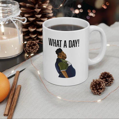 What a day mug harvey price mug - original funny gift for coffee lovers - drinkware, tumblers funny mugs funny gifts 11oz washable