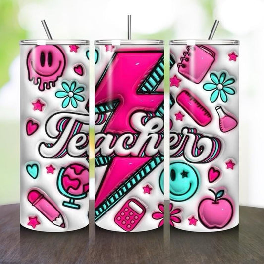 Teacher gifts 20oz tumbler style - perfect for any occasion drinkware flasks mug bottles water bottles bottled stylish beverage portable fla