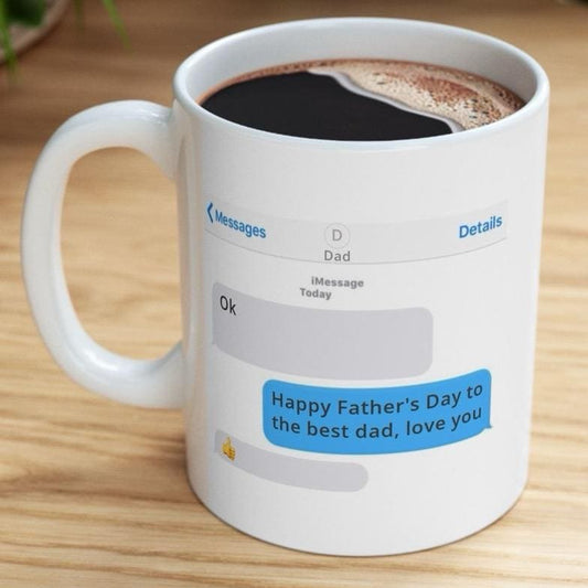 Funny father’s day funny dad mug - ceramic coffee tumbler drinkware reusable washable reuse cup mugs drew novelty fathers day dad him fun