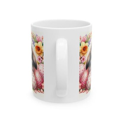 Easter bunny mug - cute gift - perfect for hot drinks - drinkware, tumblers cup bottles reusable washable portable reuse ceramic coffee east