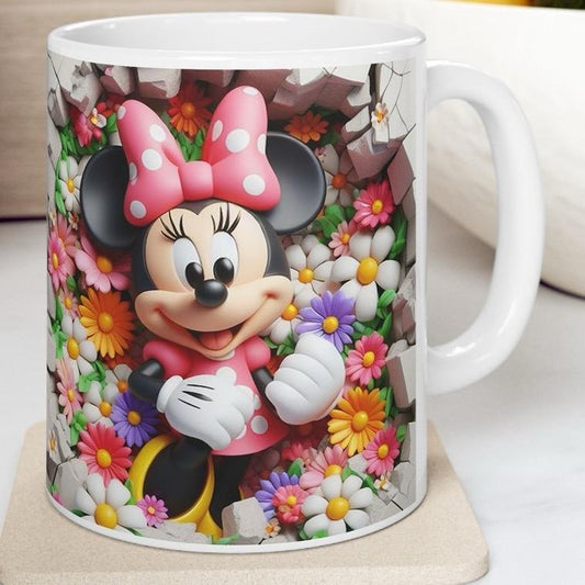 Minnie mouse mug 3d style 11oz