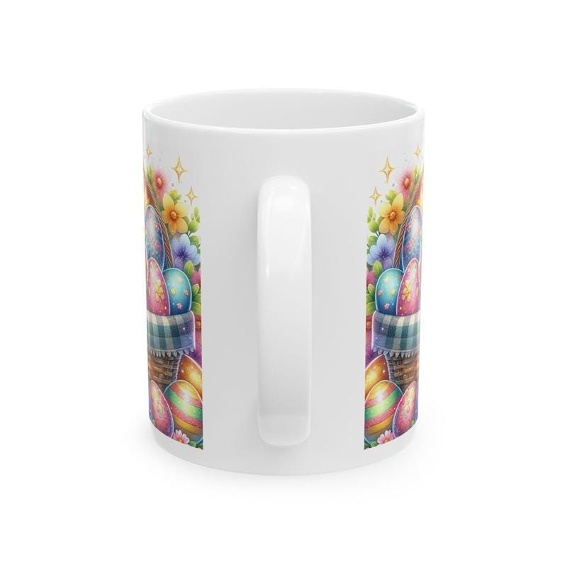 Easter kitten mug - cute gift - perfect for hot drinks - drinkware, tumblers cup bottles reusable washable portable reuse ceramic coffee eas