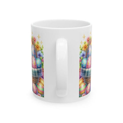 Easter kitten mug - cute gift - perfect for hot drinks - drinkware, tumblers cup bottles reusable washable portable reuse ceramic coffee eas