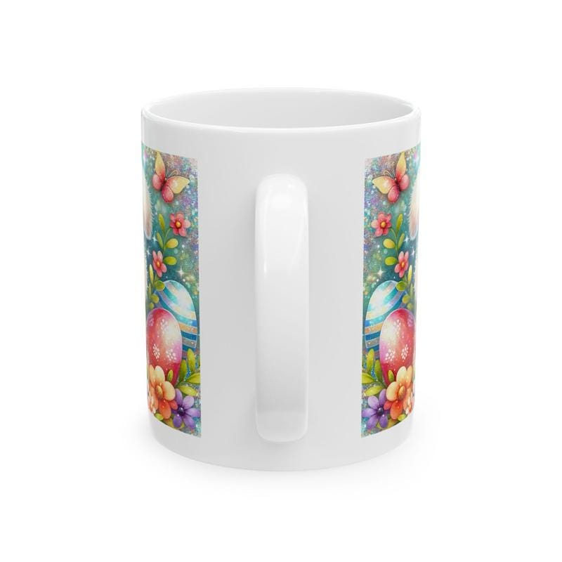 Easter bunny mug - cute gift - perfect for hot drinks - drinkware, tumblers cup bottles reusable washable portable reuse ceramic coffee east