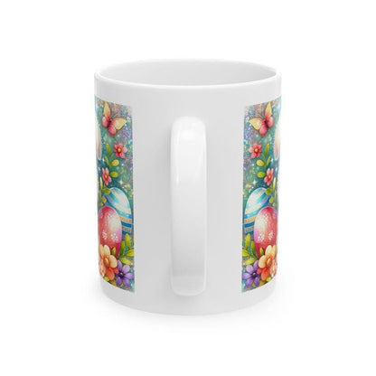 Easter bunny mug - cute gift - perfect for hot drinks - drinkware, tumblers cup bottles reusable washable portable reuse ceramic coffee east