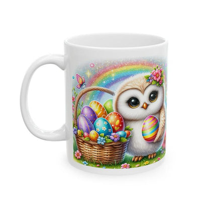 Easter owl mug - cute gift - perfect for hot drinks - drinkware, tumblers cup bottles reusable washable portable reuse ceramic coffee easter