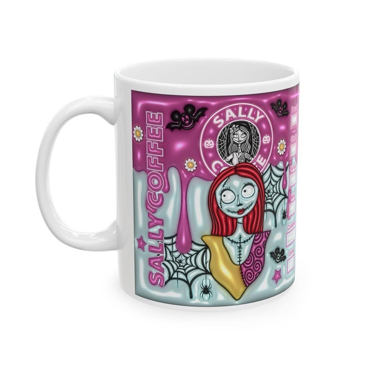 Sally style mug gifts for xmas christmas - perfect for hot drinks - drinkware reusable washable tumbler reuse cup ceramic coffee funny cute