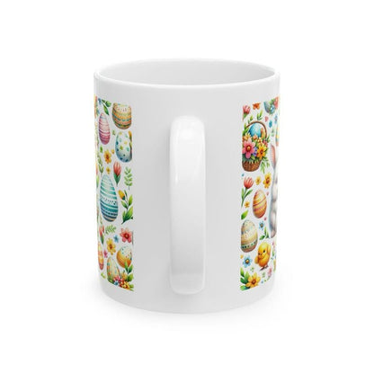 Easter bunny mug - cute gift - perfect for hot drinks - drinkware, tumblers cup bottles reusable washable portable reuse ceramic coffee east
