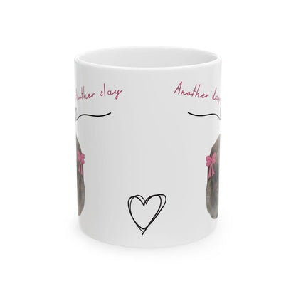 Another day, another slay funny cute hamster literally just a girl mug - perfect for your morning drinks - cup, drinkware tumblers bottles w