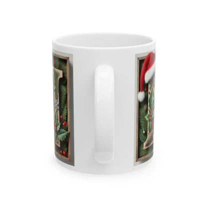 Personalised 'n' edition christmas mug - unique gift for xmas - stocking filler - drinkware washable reusable reuse ceramic cup tumbler coff