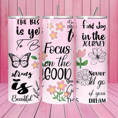 Self love mental health cute girly 20oz tumbler - perfect for your drinkware needs - cup mug flasks bottles water bottles bottled portable m