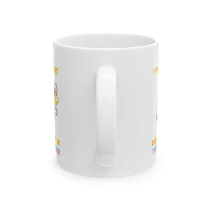 Sarcastic funny rude mug - glad i only live once - secret santa stocking filler - xmas christmas birthday gift drinkware washable reuse cera