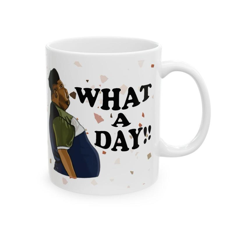 What a day mug harvey price mug - funny gift for coffee lovers - drinkware, tumblers funny mugs funny gifts 11oz washable reusable ceramic r