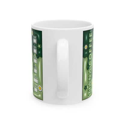 Tiana style mug gifts - perfect for coffee and tea lovers - drinkware, cup tumbler ceramic reuse reusable washable cute girly