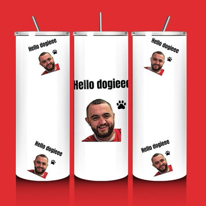 Mashtag tumbler 20oz hello doggie mashtag brady hello doggy drinkware flask portable stylish coffee bottle bottled water bottles heat resist