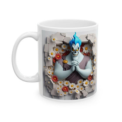 Hades style hercules 3d mug - perfect christmas secret santa gift for drinking - tumblers, drinkware cup ceramic reusable reuse washable cof