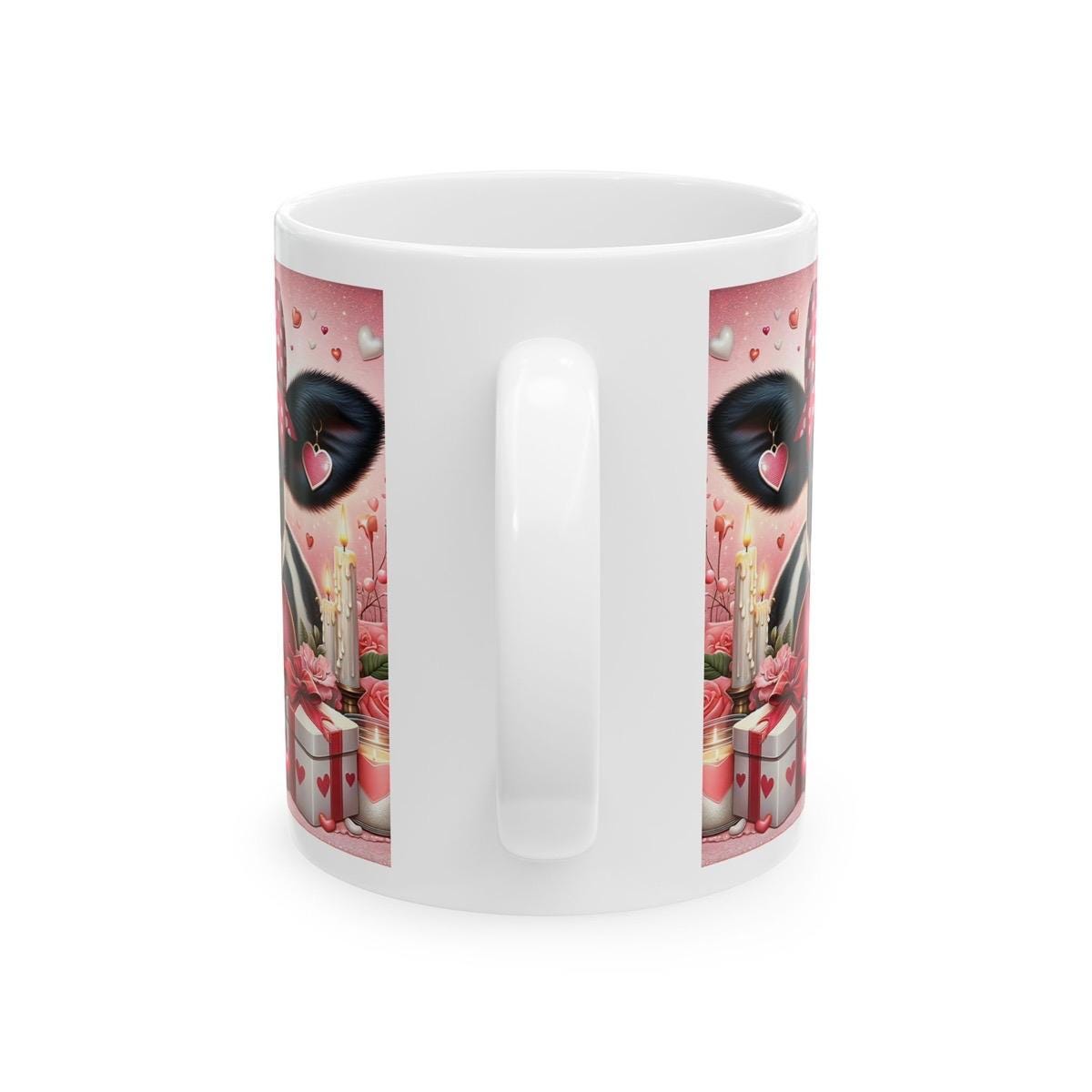 Cute cow mug - perfect valentine's day gift for couples - tumblers, drinkware coffee cup washable reusable reuse ceramic xmas christmas gift