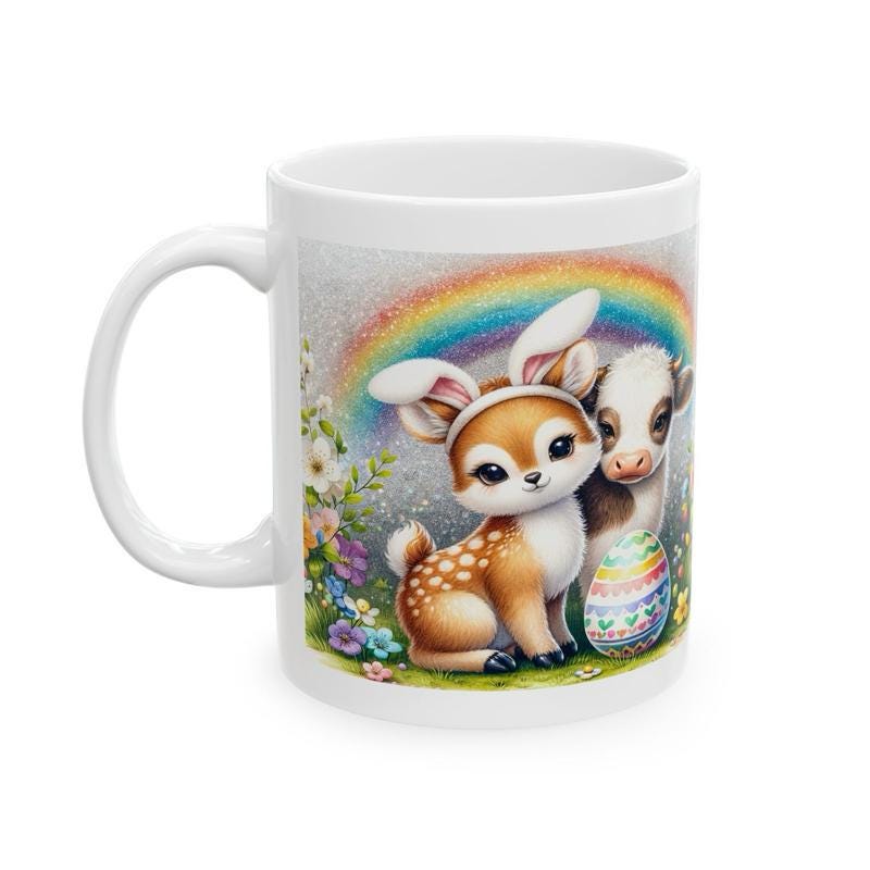 Easter mug - cute gift - perfect for hot drinks - drinkware, tumblers cup bottles reusable washable portable reuse ceramic coffee easter egg
