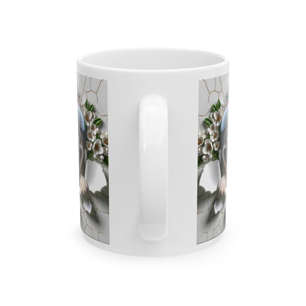 Cute pug dog puppy mug - perfect xmas gift for coffee lovers - cup, drinkware tumblers washable ceramic reusable reuse mugs coffe