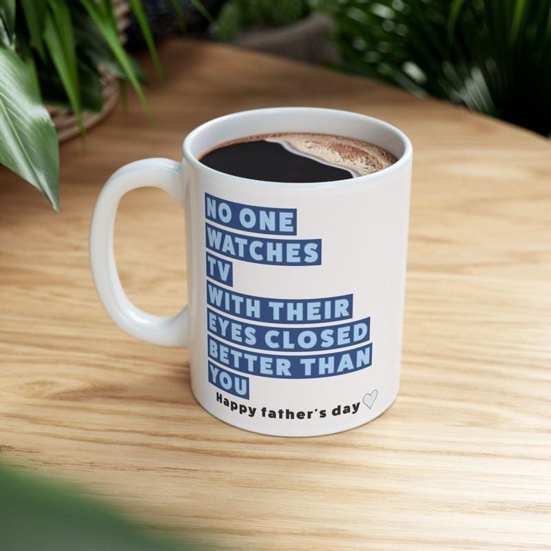 Funny father’s day funny dad mug funny fathers day gifts - ceramic coffee tumbler drinkware reusable washable reuse cup mugs drew novelty