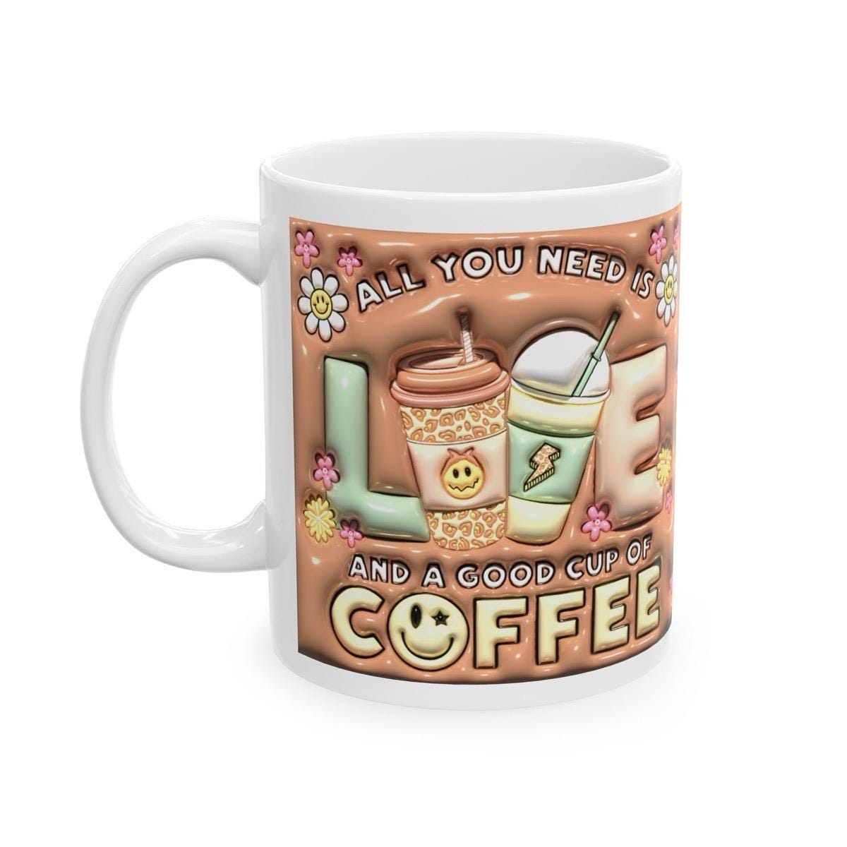 Cute mug for coffee lovers - all you need is a good cup of coffee drinkware tumbler washable ceramic reusable reuse tea mugs xmas mean festi