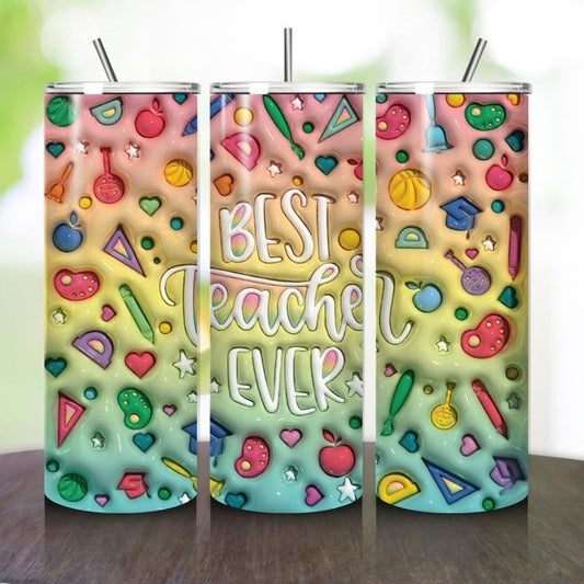 Teacher gifts 20oz tumbler style - perfect for any occasion drinkware flasks mug bottles water bottles bottled stylish beverage portable fla