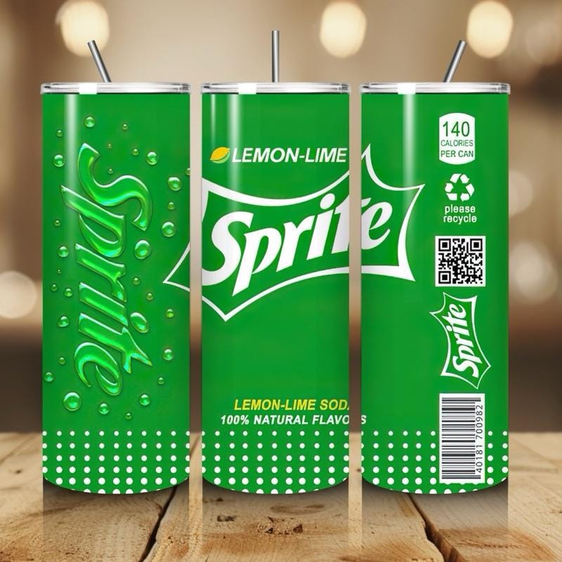 Sprite tumbler 20oz - green style perfect for on-the-go hydration - vacuum flask - cup drinkware mug bottles water bottles bottled portable