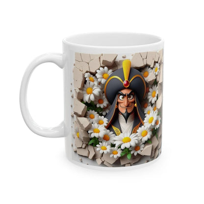 Jafar 3d mug - aladdin christmas secret santa gift for office use - drinkware reusable washable reuse coffee cup tumbler ceramic xmas mugs t
