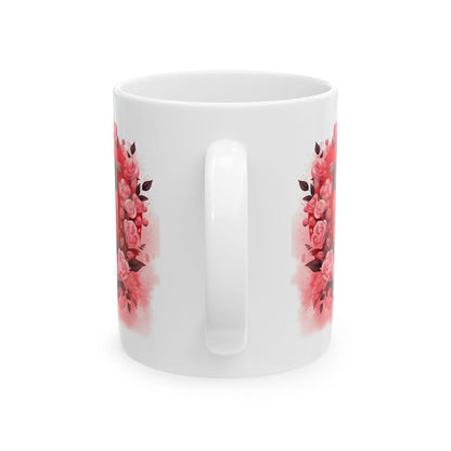 Cute panda love mug - perfect valentine's gift for partners or kids, hearts - christmas xmas gift - drinkware tumbler washable reusable cup