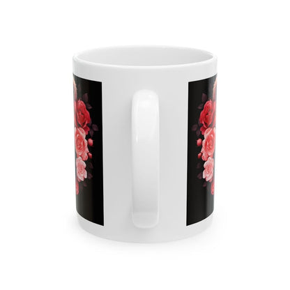 Black style mug bears valentine's day gift for boyfriend or girlfriend - xmas christmas mugs for wife or husband drinkware washable reuse re
