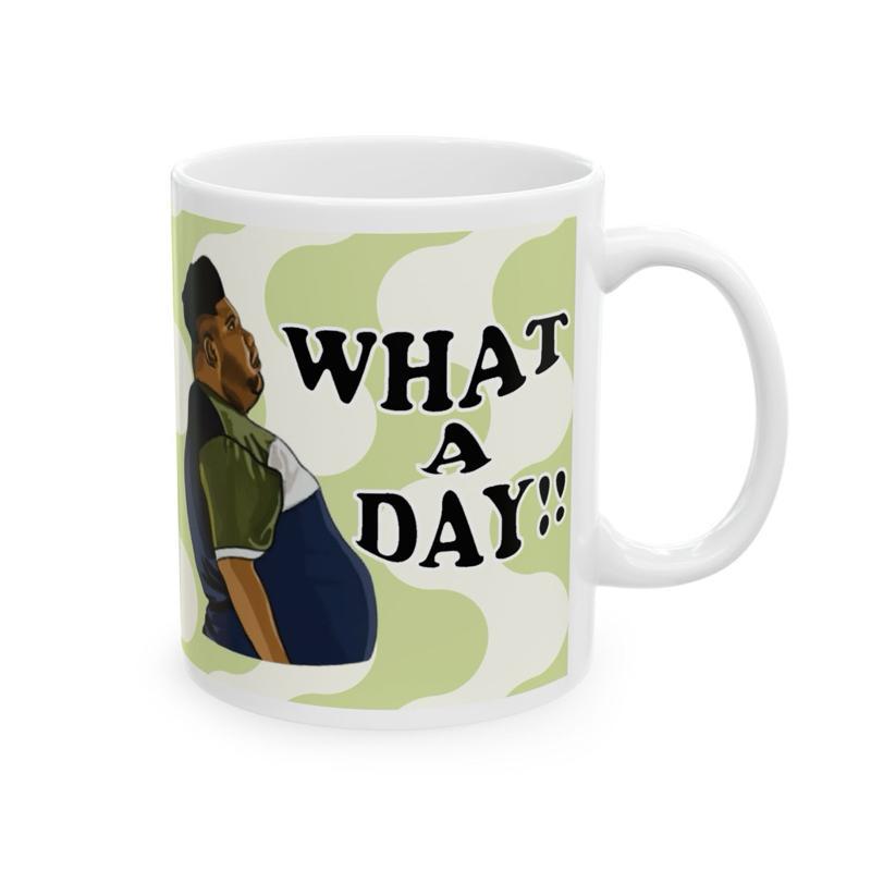 What a day mug harvey price mug - funny gift for coffee lovers - drinkware, tumblers funny mugs funny gifts 11oz washable reusable ceramic r