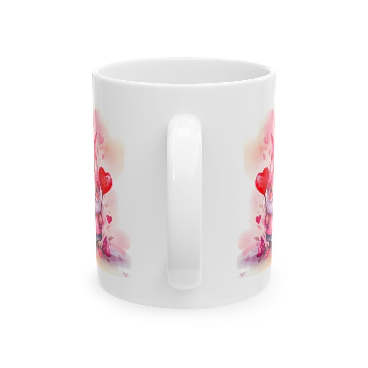 Valentine gnome gonk mug - perfect for your morning drinks - tumblers, drinkware cup bottles reusable gifts boyfriend girlfriend wife husban