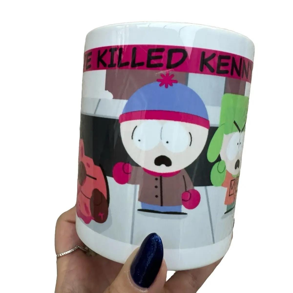 Funny south park mug - they've killed kenny - cup, drinkware reusable tumblers washable bottles ceramic reuse coffee mugs girly cute gifts f