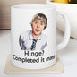 Funny mug - inbetweeners hinge completed it mate mug - funny inbetweeners jay cartwright gift coffee mug drinkware washable reusable tumbler